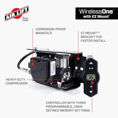Air Lift 25980EZ WirelessONE On-Board Air Compressor System with EZ Mount - size: Compressor & EZ Mount