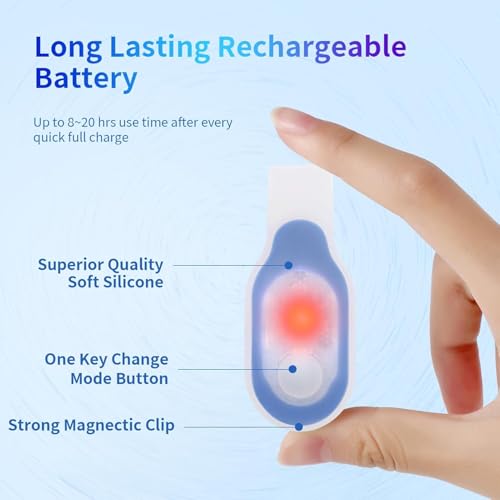Rechargeable Nurse Light Clip On for Night Shift, Bright Hand-Free Light - color: Pink
