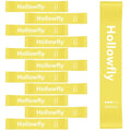 Hollowfly 12 Pcs Resistance Loop Bands for Booty Legs - color: Yellow, style: Medium