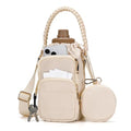 Crossbody Water Bottle Bag with Shoulder Strap for Women, Beige - color: Beige