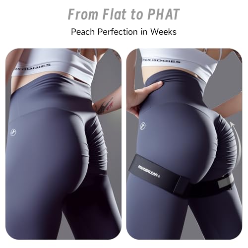 MANUEKLEAR Blood Flow Restriction Bands for Women Butt Lift - color: Gray