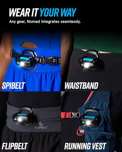 noxgear Nomad Clip-On Running Light 500 Lumen Wearable Flashlight