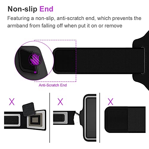 Universal Rotatable Phone Wristband with Airpods Holder, Black