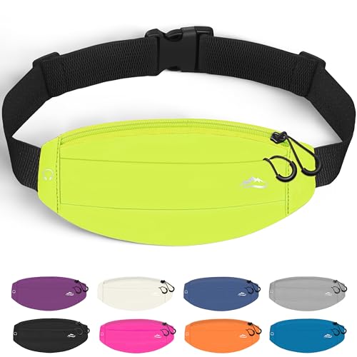 Running Fanny Pack Whole Bag Reflective, Running belt for Women &Men,Sweatproof Phone Holder Workout, Running Waist Pack(yellow) - color: yellow