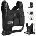OUTSKIRT Hydration Backpack Vest Bag Lightweight Adjustable Pack with 2L Water Bladder Chest Bag for Hiking Cycling Hunting Climbing for Women and Men