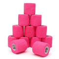 OK TAPE 12 Rolls Self Adhesive Bandage Wrap, Cohesive Elastic Athletic Tape - color: Pink, size: 2 Inch
