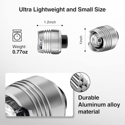 Rechargeable Clog Lights 2PCS, LED Shoe Clip Flashlight with 3 Modes, Waterproof Shoe Charm Accessories for Walking, Running, Camping – Adults & Kids (6 Colors) - color: Silver