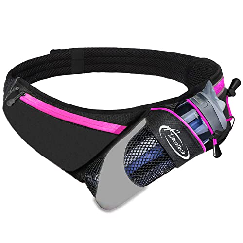 AiRunTech Running Hydration Belt with Water Bottle Holder,Hiking Fanny Pack for Phone and Wallet,Running Bag Runners Essentials Accessories Marathon Triathlon Walking Jogging Gear Gift - color: Without Bottle Hydration Belt(PK)