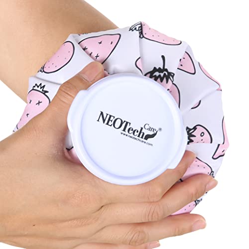 Neotech Care Ice Bag with Screw Top Lid (Strawberries Design, 5 inch) - color: Strawberry, size: 5 Inch
