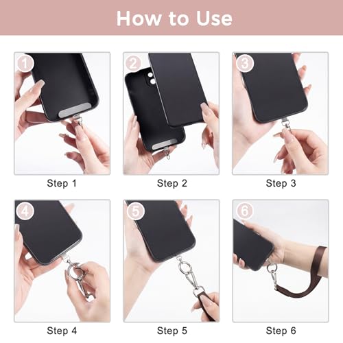Phone Lanyard Wallet Crossbody Strap To Save The Bag For Girls - color: Coffee