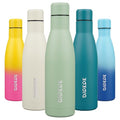 BJPKPK 17oz Skinny Insulated Water Bottle, Stainless Steel Flask - color: Macaron Green, size: 17 Ounces