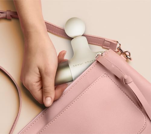 Sharper Image Powerboost Mini Deep Tissue Massage Gun, Powerful & Compact - color: Vanilla and Gold