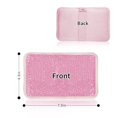 Ice Packs for Injuries Reusable, Hot & Cold Therapy - style: Rectangle - Pink
