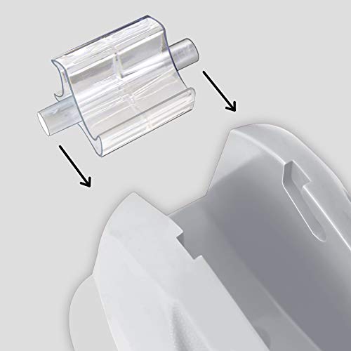 Acrimet Desktop Tape Dispenser, Premium, Non-Skid Base, Plastic, White - color: White