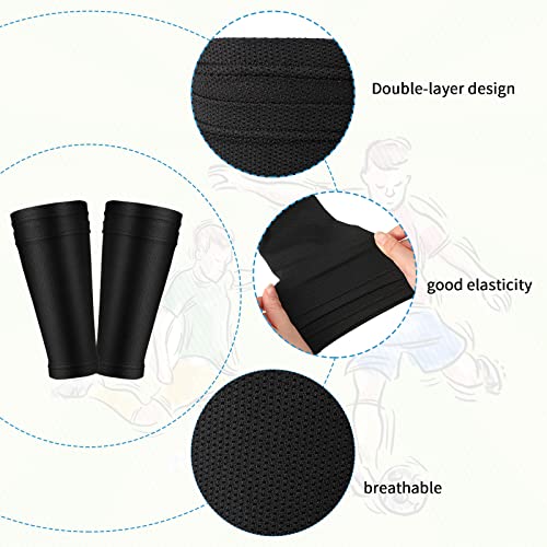 Skylety Soccer Shin Guard Sleeves Calf Compression Sleeves Football Leg Sleeve Compression Support Sports Sleeve Socks for Men and Women for Soccer Sport Running Cycling