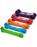 SUNPOW Pull Up Assistance Bands Set of 5 Resistance Heavy Duty Workout Exercise Stretch Fitness Bands Assist Set for Body, Instruction Guide and Carry Bag Included - color: Multicolor（5-145lbs）