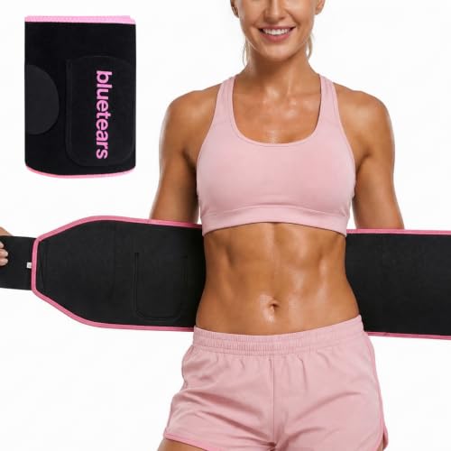 bluetears Waist Trainer for Women, Neoprene Waist Trimmer for Belly Workout