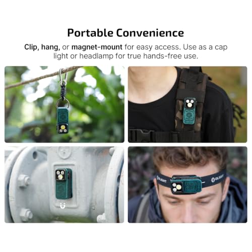 OLIGHT Oclip Pro S Rechargeable EDC Clip-on Flashlight, Sunken Artifact - color: Sunken Artifact