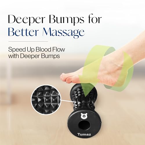 Tumaz Foot Roller for Deep Tissue Massage & Reflexology - color: Foot Roller (Jewel)