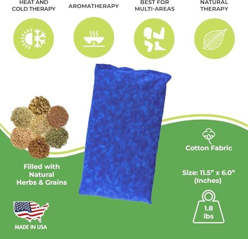 Nature Creation Microwaveable Herbal Heating Pad - Microwave Heating Pad for Neck and Shoulders, Cold & Hot Pack, Heat Pack Warming Pad, Microwavable Heating Pads - Pack of 1 (Butterfly Dance) - style: Butterfly Dance