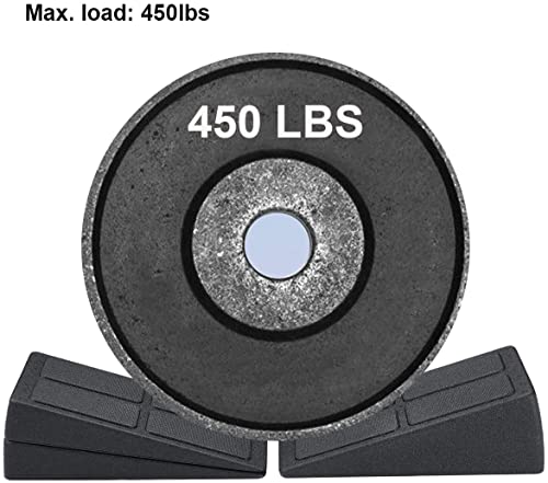 Squat Wedge Block Adjustable Slant Board, Heavy Duty 3pcs Foam Foot Ankle Knee Stretcher Leg Extender, Incline Platform Ramp For Heel Elevated Exercise and Calf Raise