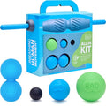 RAD All-in Kit 7-in-1 Foam Roller Set for Whole Body Massage & Myofascial Release with Roller Stick, Yoga Block, Massage Balls Muscle Recovery Tools for Mobility & Flexibility