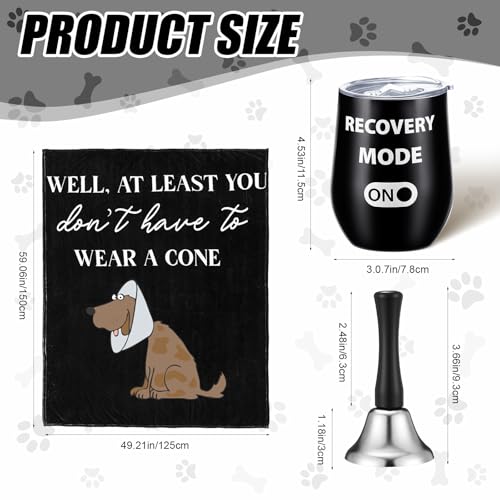 Frienda 4 Pcs Get Well Soon Gift for Men - color: Black