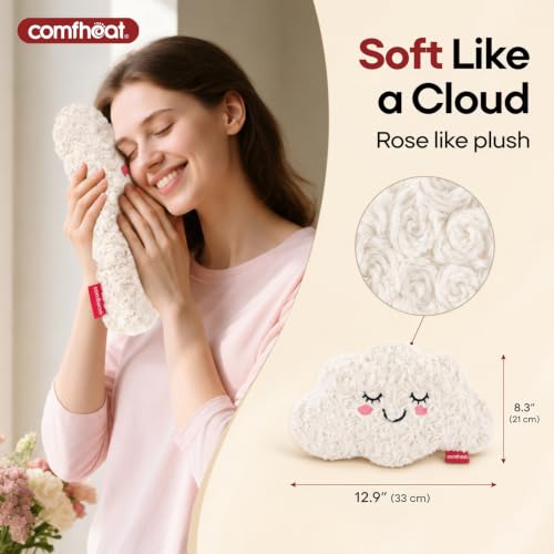 Microwave Unscented Heating Pad for Pain Relief, Moist Heat Pack - style: Cloud