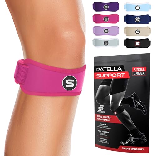 Sleeve Stars Patella Knee Strap and Turmeric Curcumin Supplement Bundle Patellar Tendon Support Knee Brace for Running Sports Arthritis Knee Pain Relief Osgood Schlatter Runner’s Knee Joint Support Mo