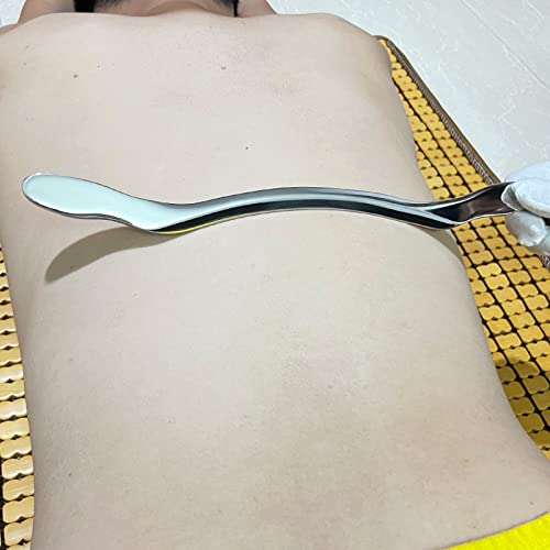 4 in 1 Stainless Steel Gua Sha Muscle Scraper Massage Tool IASTM Tool Set for Soft Tissue Therapy and Reduce Arms,Legs,Back, Shoulder Muscle Pain（4pcs-Set - style: DCF6