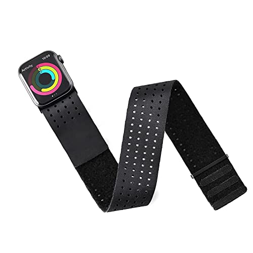 Tefeca Breathable Lycra Sport Armband Ankle Band Compatible with Apple Watch/Ultra - size: M/L 40/41/42mm