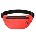 Fanny Packs for Men and Women Water-Repellent Sports Waist Pack Bag - color: 1pack-Ball Pattern Red