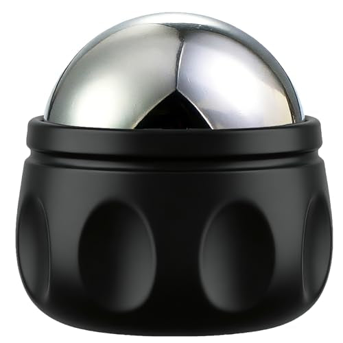 Massage Ice Roller Ball Cold & Heat Therapy Tight and Sore Muscles Relief - color: Black-01