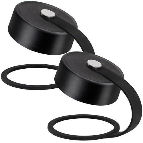 Wide Mouth Lids Compatible with Hydro Flask 12-64oz, 2Pack Replacement Lid for Simple Modern, Takeya, Thermoflask, Sports Water Bottle Accessories, BPA Free, Leak Proof - style: 2pc flat lid A