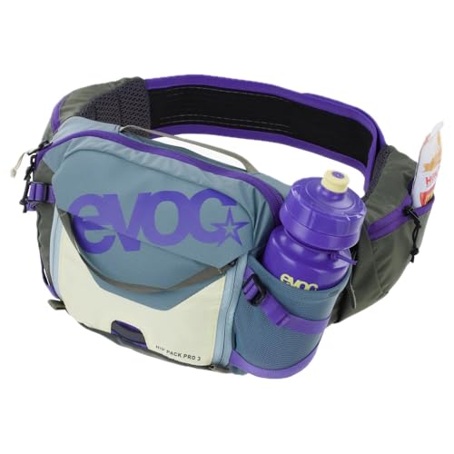 Evoc Hip Pack Hydration Waist Bag - color: Steel - Violet - Dark Olive