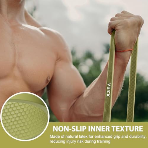 VEICK Pull Up Assist Resistance Bands for Home Gym - color: Green Set of 4 (0.3-1.1in)
