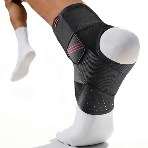 1.5mm Ultra Thin Ankle Brace for Women Men, Figure-8 Support - size: S