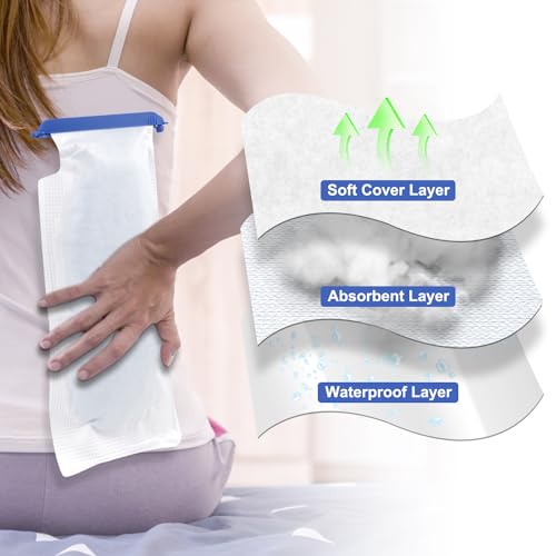 5 Pack Refillable Ice Bags with Clamp Closure 6-1/2 x 14 Reusable Medical ice Packs for Injuries Easy Filling Hospital Icepack with Soft Outer Covering with Leak Proof Closure, Super Soft Inner Layer - size: 5 Pack
