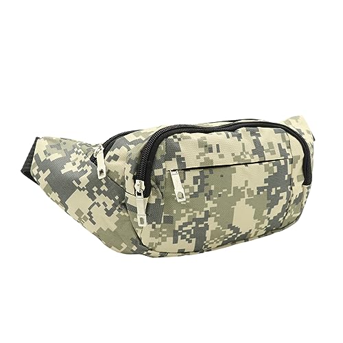 AIBEARTY Kids Fanny Pack Boys Small Camouflage Waist Pack Belt Waist Bag Pack Pouch with Adjustable Strap for Children Sport Running, Camping, Trip - color: B Army Green