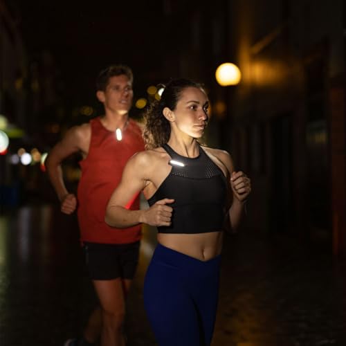 Knog Plus Free Light - USB Rechargeable Handsfree Lights for Night Running, Cycling, Road Safety - color: Translucent, size: Front