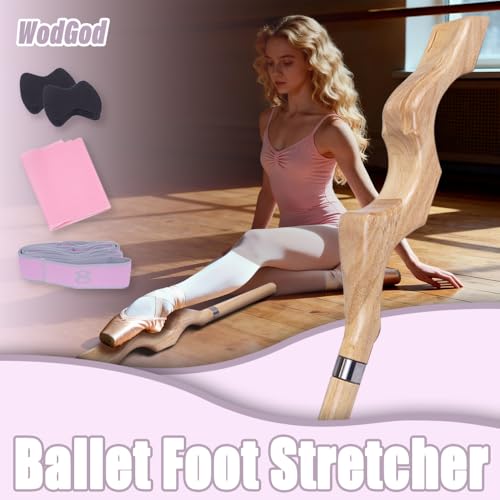 WodGod Ballet Foot Stretcher – Detachable Foot Stretcher and Foot Arch Trainer for Dancers, Gymnasts & Athletes – Portable Foot Strengthener for Flexibility, Balance & Stronger Arches