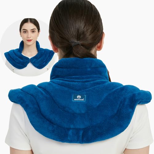 Microwavable Heat Pad for Neck and Shoulders, Warm Compress Wrap, Blue - color: Heat Pad06 -Blue