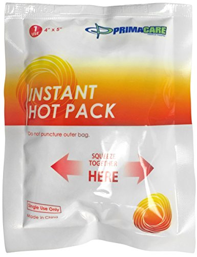 PrimaCare PHP-45 Instant Heat Pack for Emergency Heat Therapy, 4" x 5", Pack of 24 - size: (Pack of 1)
