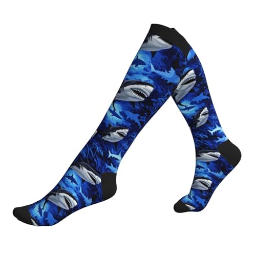 Compression Socks Circulation 15-20 Mmhg Knee High - color: Shark