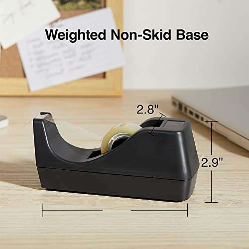 Staples Desktop Tape Dispenser, Black — 3/Pack (ST10566/10566VS) - style: 3 Pack