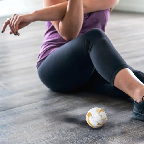 Massage Ball, Lacrosse Ball for Trigger Point Therapy - color: Gold