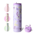 BOTTLE BOTTLE Insulated Water Bottle 24oz with Straw Lid and Handle Sports - color: Purple Grown