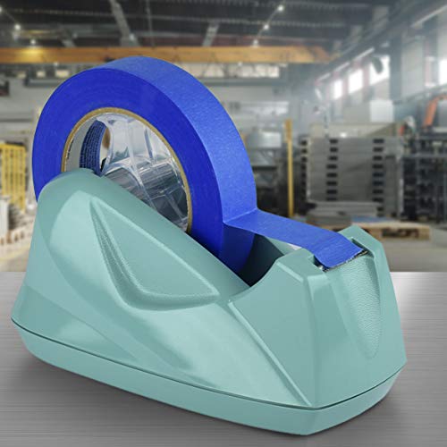 Acrimet Desktop Tape Dispenser Jumbo Size, Non-Skid Base, Plastic, Green - color: Green