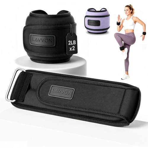 Ankle Wrist Weights for Women&Men1Lb/2Lb-of 2 Small Size-Arm Leg Weight Set - color: Black, size: 2lb x2