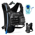 Hydration Vest with 2L Water Bladder for Men and Women,Lightweight Adjustable Hydration Backpack,Hiking Backpack with Water Bladder for Climbing Cycling Hiking - color: Camo 2